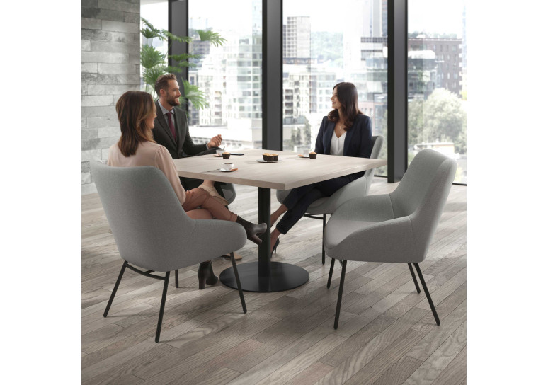 sillon para sala de espera gris capri 2