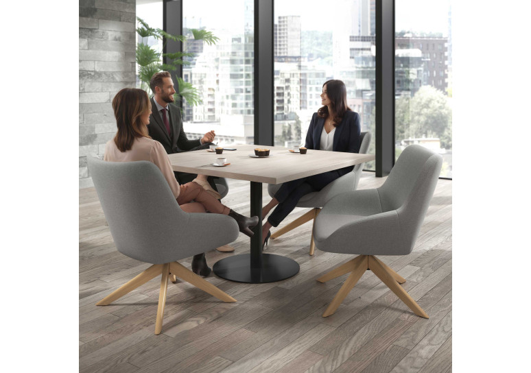 sillon para sala de espera gris capri 2