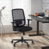 silla teletrabajo negro sugar estructura negra malla 2