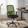 silla teletrabajo verde sugar estructura negra malla 2