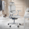 silla ergonomica gris ergohuman elite estructura negra piel natural piel natural 2