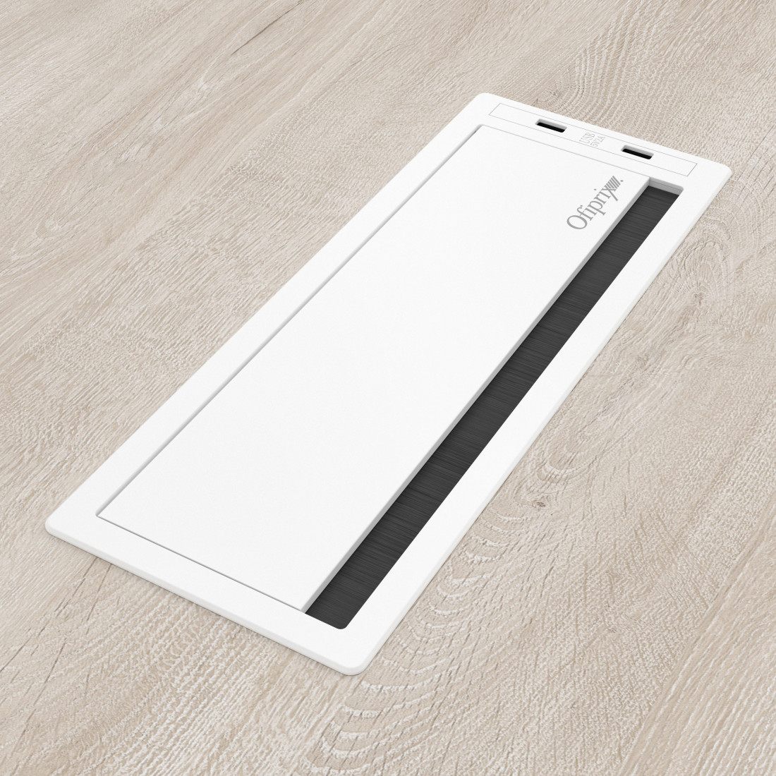 pasacables blanco chanel plus 1