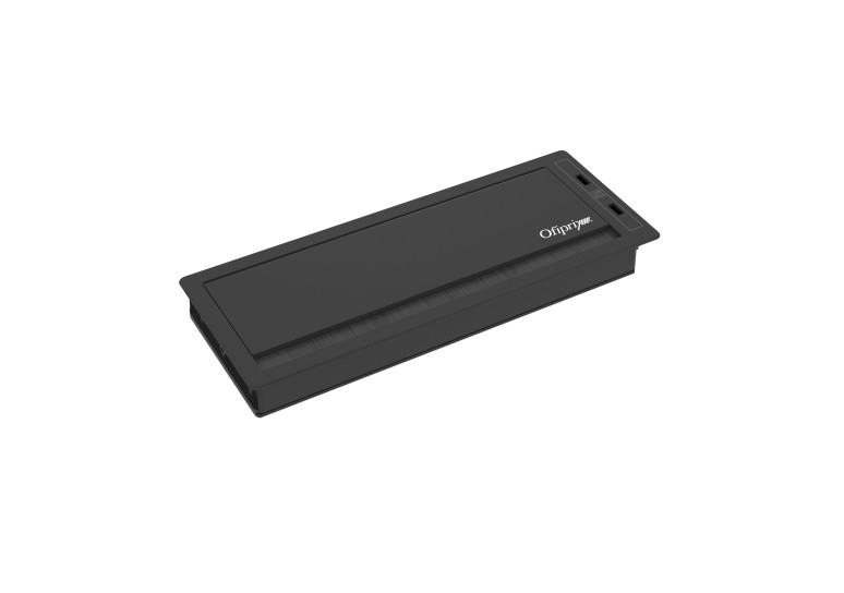pasacables negro chanel plus 2