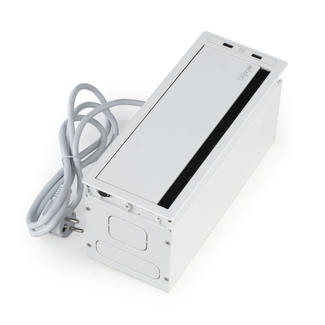 pasacables blanco contenedor chanel 2