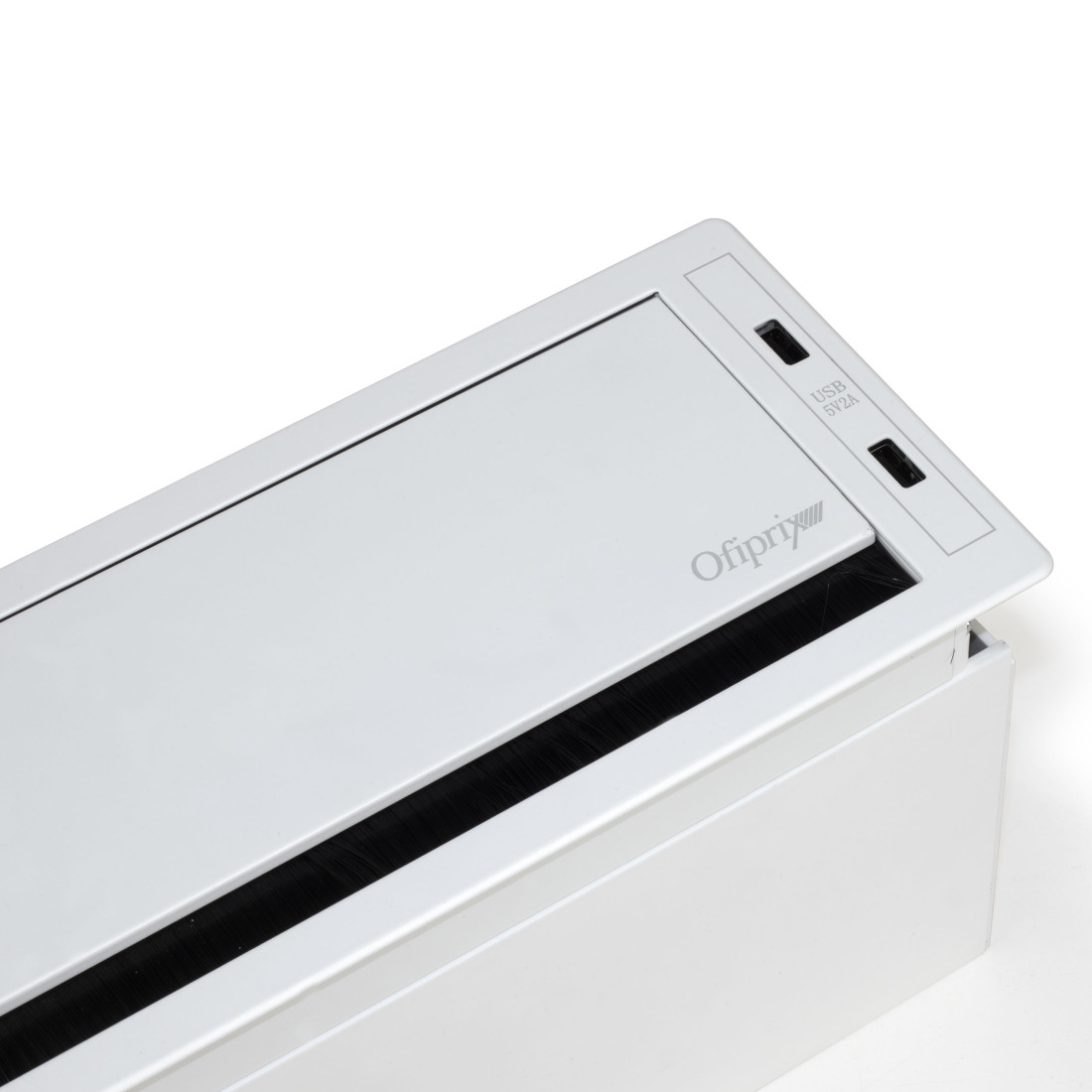 pasacables blanco contenedor chanel 4