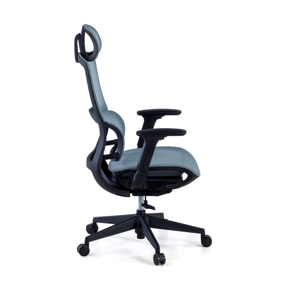 Silla de oficina Gravity Black, reposacabezas, brazos 3D, red