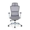 silla ergonomica gris gravity estructura blanca malla 3