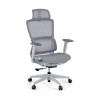 Silla de oficina Gravity White, reposacabezas, brazos 3D, red - Gris