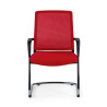 silla confidente rojo dante red transpirable malla 3