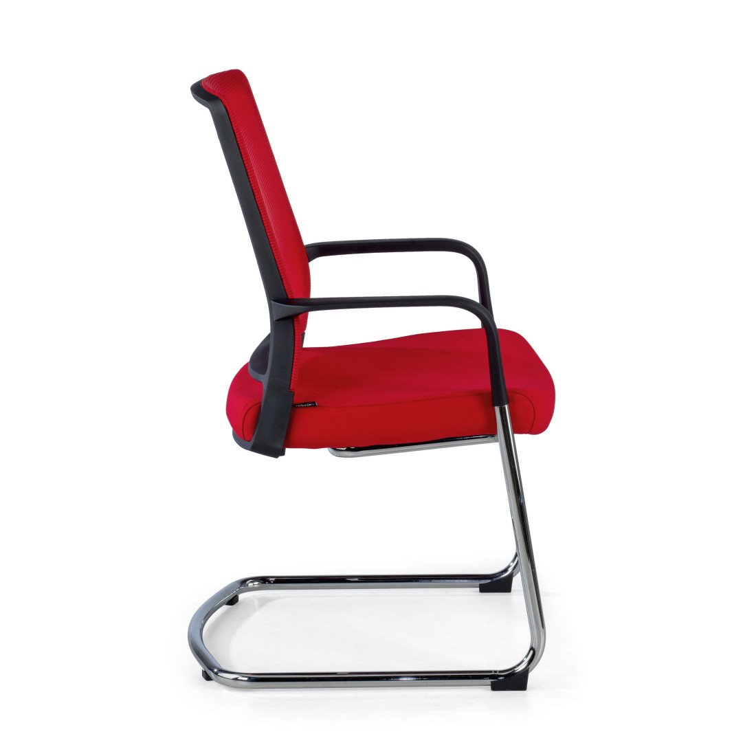 silla confidente rojo dante red transpirable malla 4