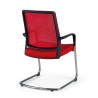 silla confidente rojo dante red transpirable malla 5