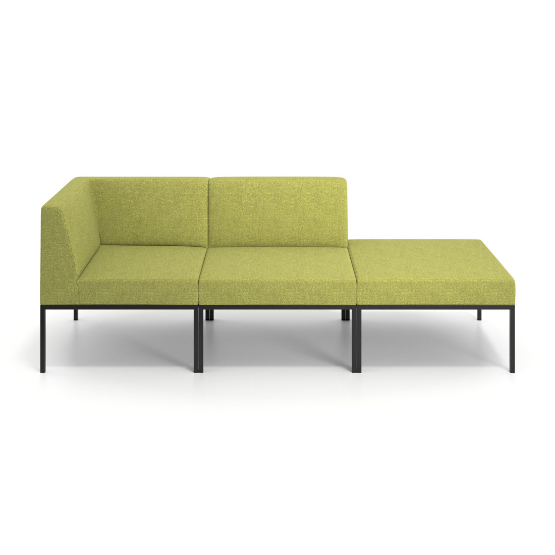 sofa para oficina verde pylos 3