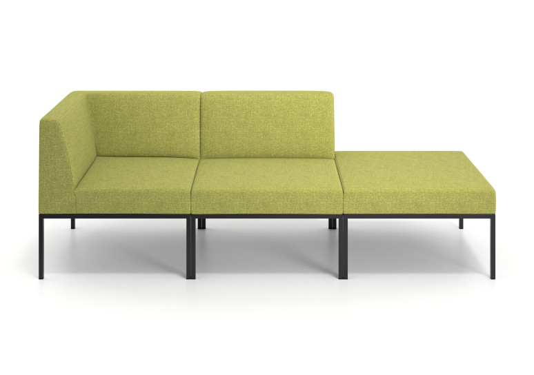 sofa para oficina verde pylos 3
