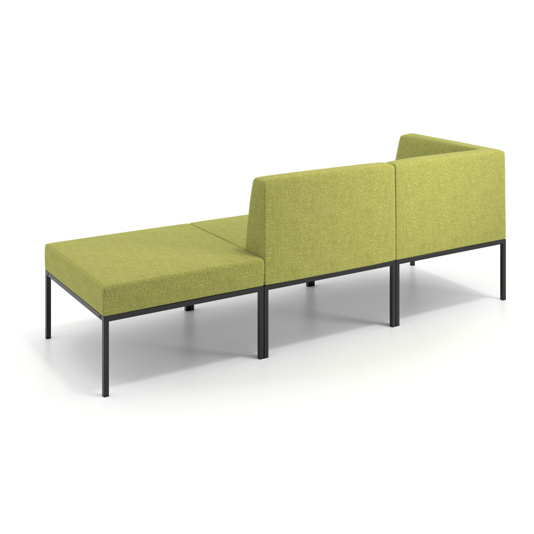 sofa para oficina verde pylos 4