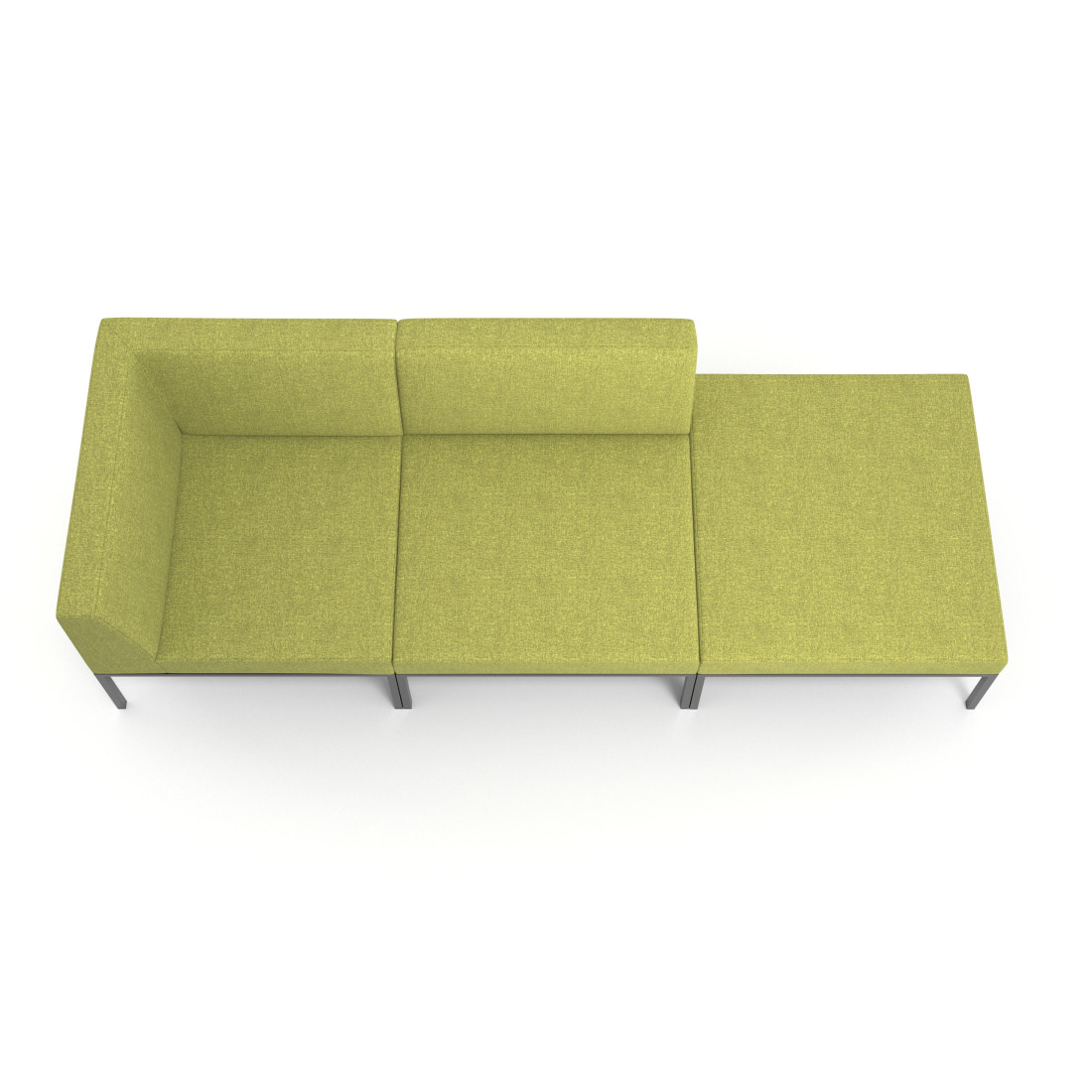 sofa para oficina verde pylos 5