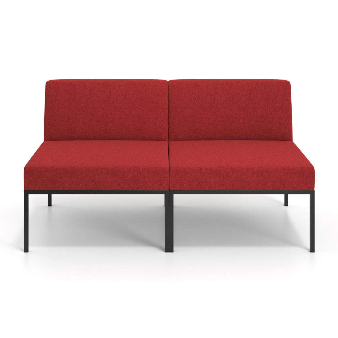 sofa para oficina rojo pylos 3