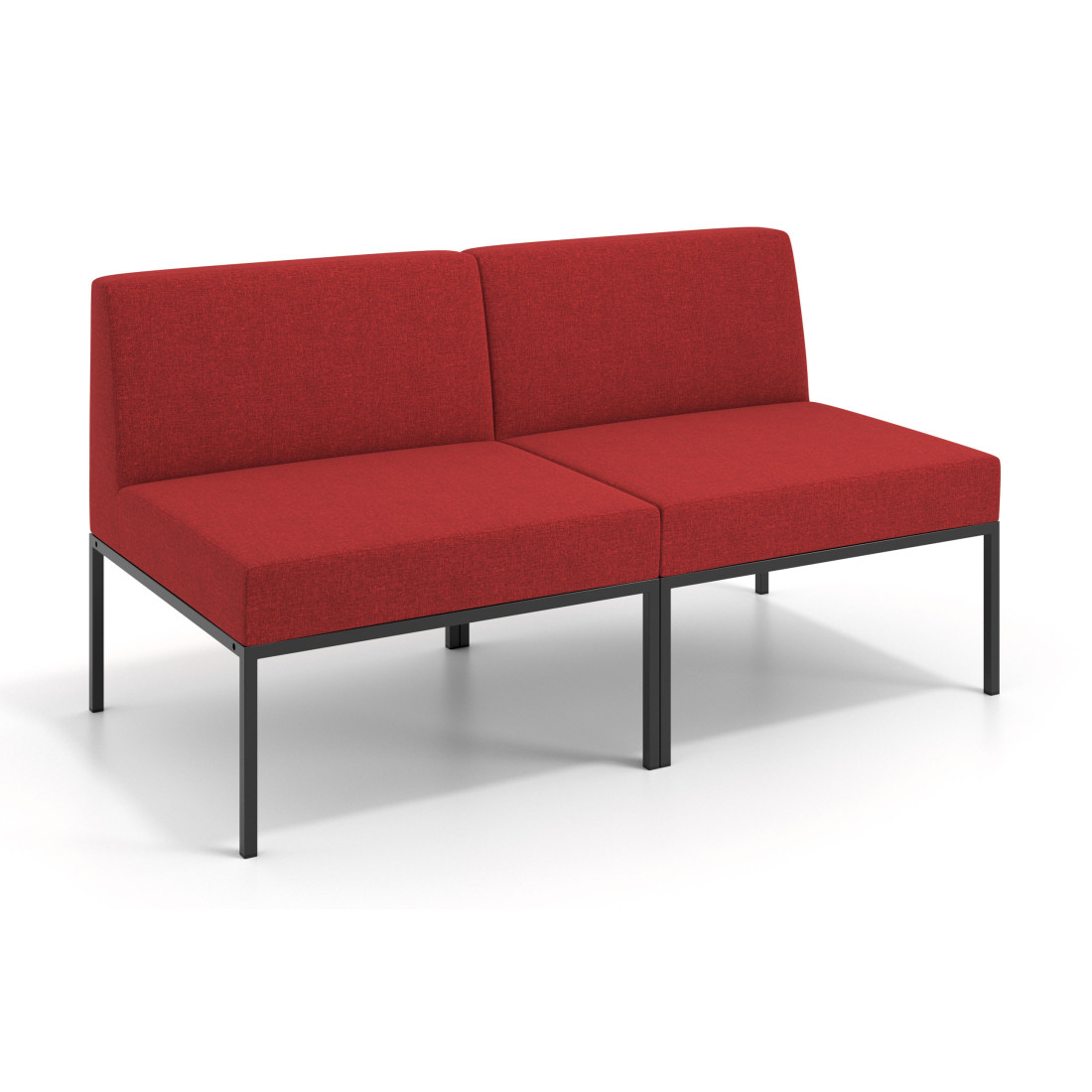 sofa para oficina rojo pylos 1