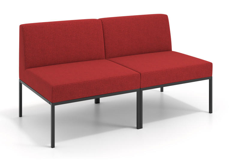 sofa para oficina rojo pylos 1
