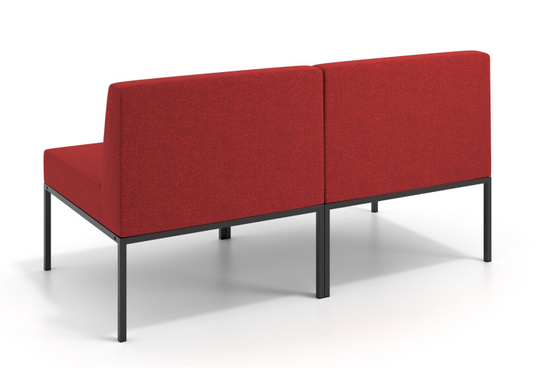 sofa para oficina rojo pylos 4