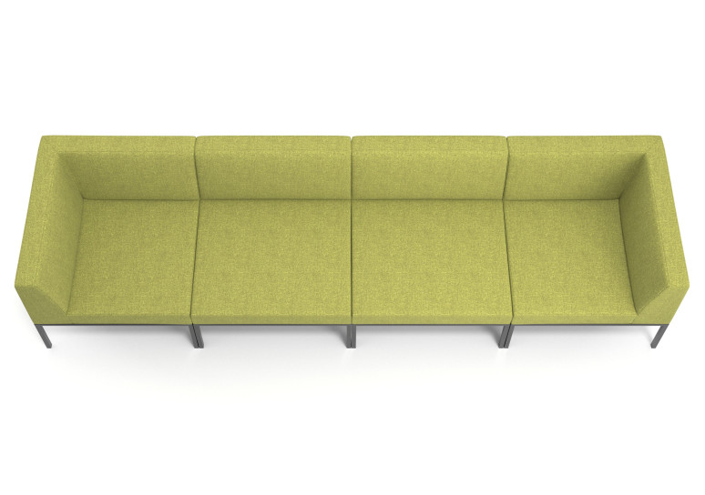 sofa para oficina verde pylos 5