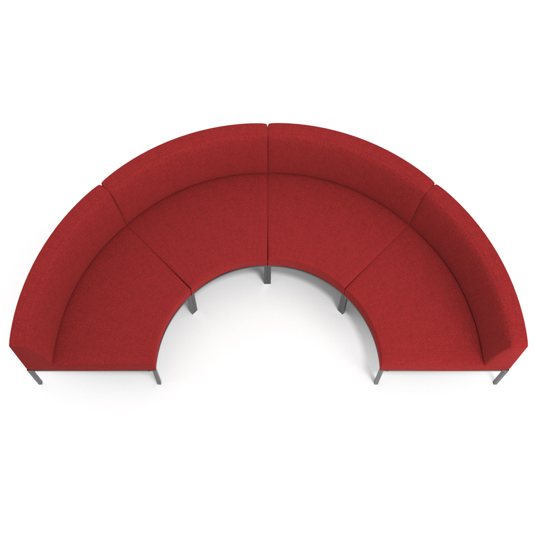 sofa para oficina rojo pylos 5