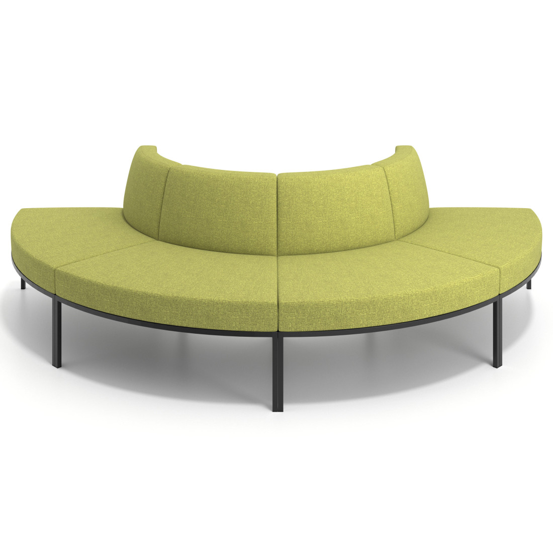 sofa para oficina verde pylos 3