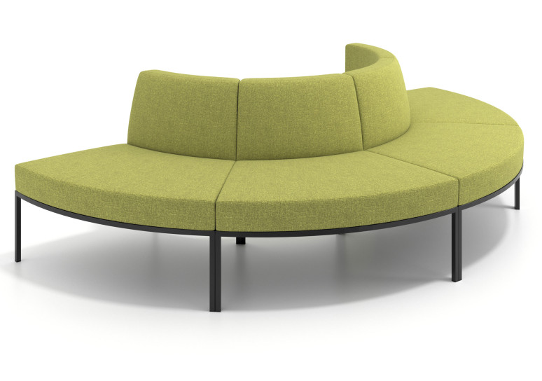 sofa para oficina verde pylos 1