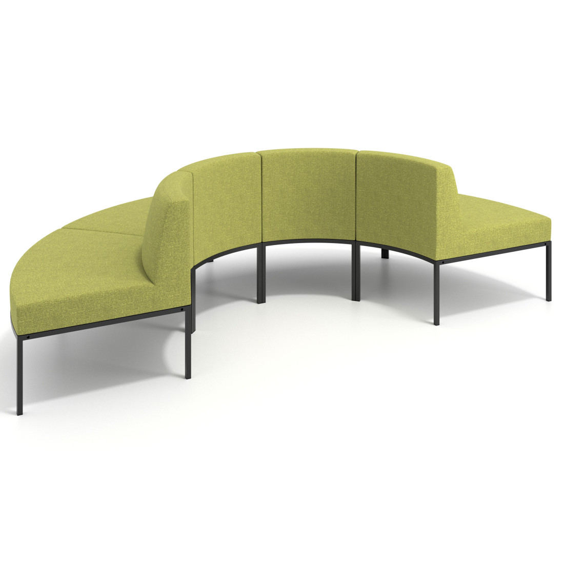 sofa para oficina verde pylos 4