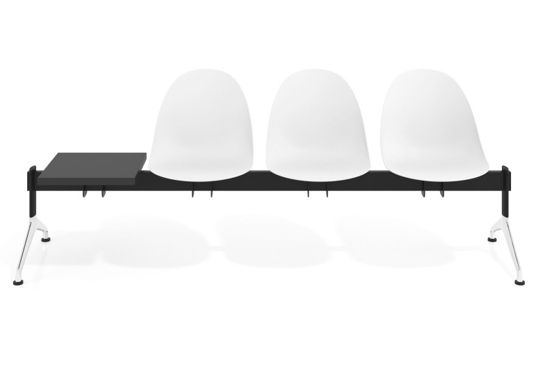 bancada sala de espera blanco 3