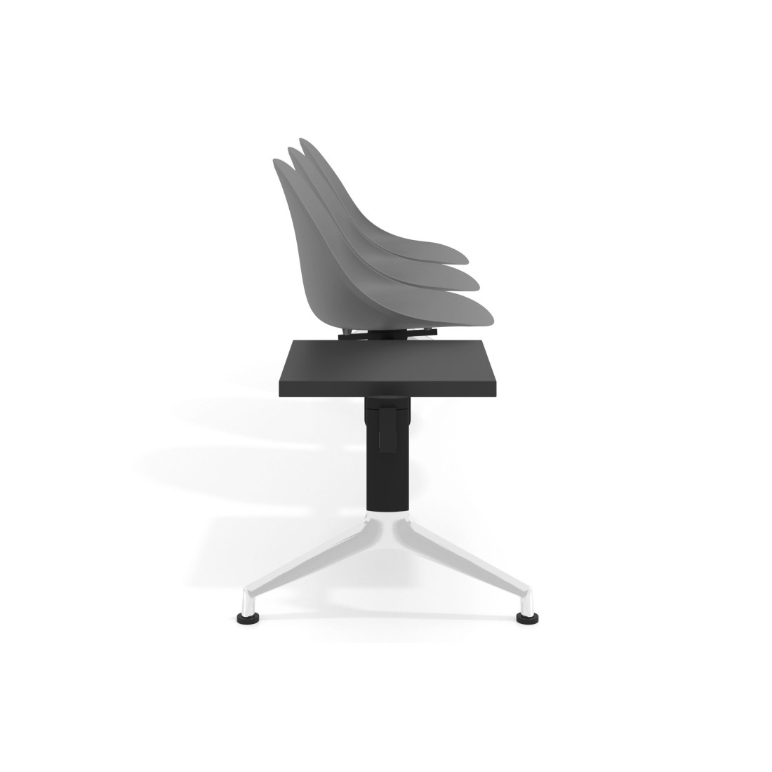 bancada sala de espera gris 6
