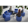sofa para oficina azul 2