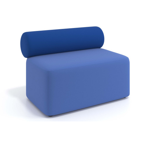 Sofa de oficina Oasis módulo recto 100cm - AZUL