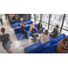 sofa para oficina azul 2