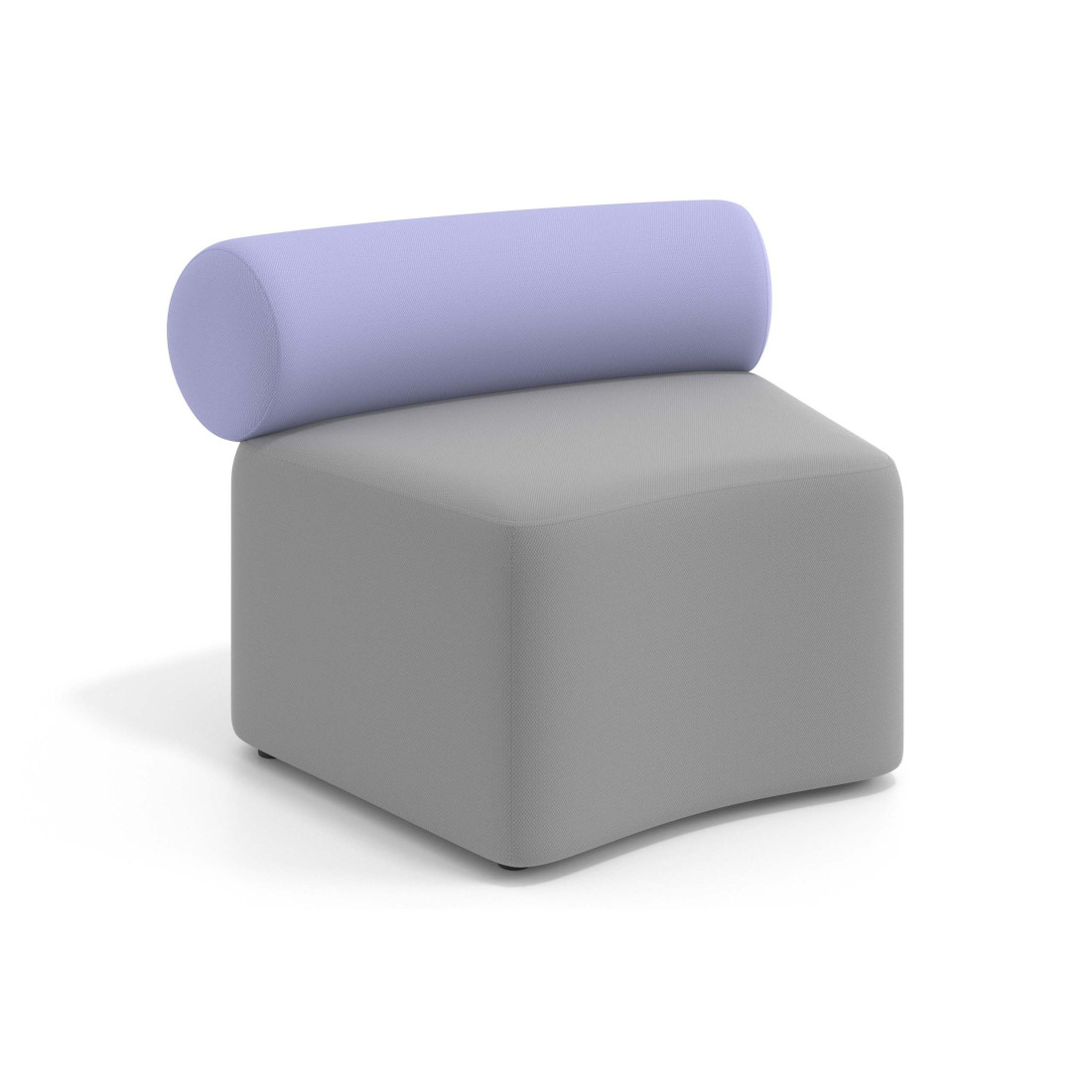 sofa para oficina gris lavanda 1