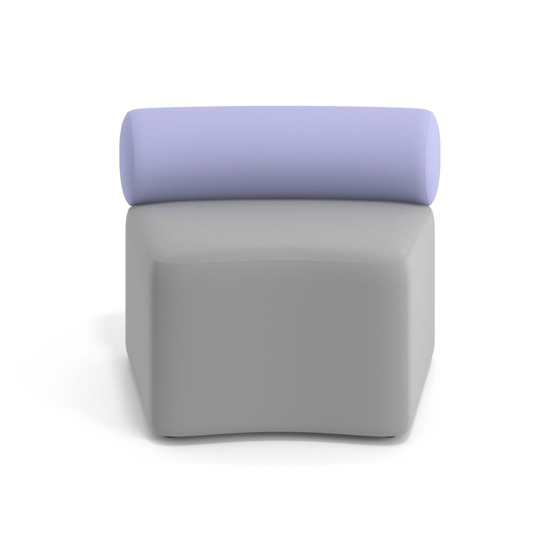 sofa para oficina gris lavanda 3