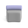 sofa para oficina gris lavanda 3