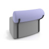 sofa para oficina gris lavanda 4
