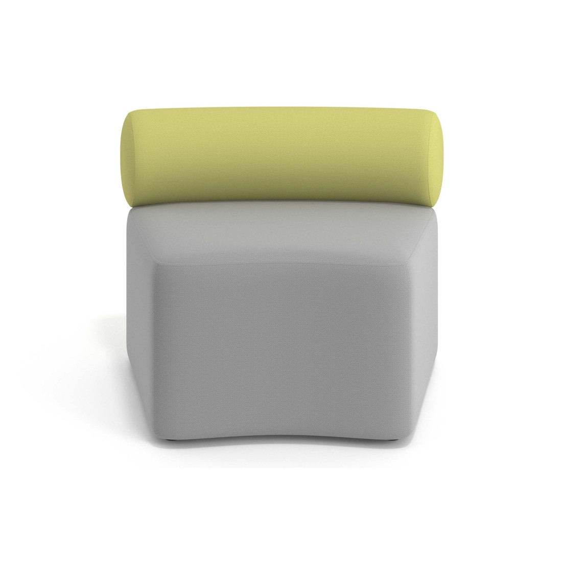 sofa para oficina gris verde 3