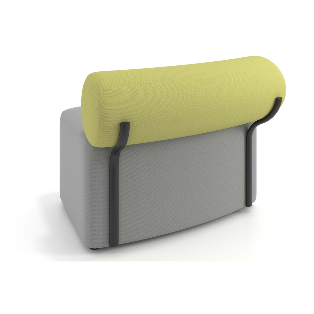 sofa para oficina gris verde 4