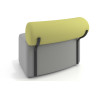 sofa para oficina gris verde 4
