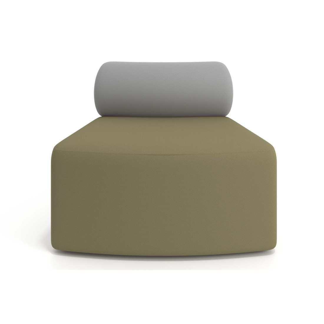 sofa para oficina verde gris 3