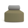 sofa para oficina verde gris 3