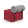 sofa para oficina rojo gris 4