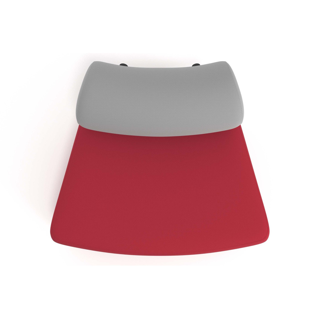 sofa para oficina rojo gris 5