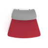 sofa para oficina rojo gris 5