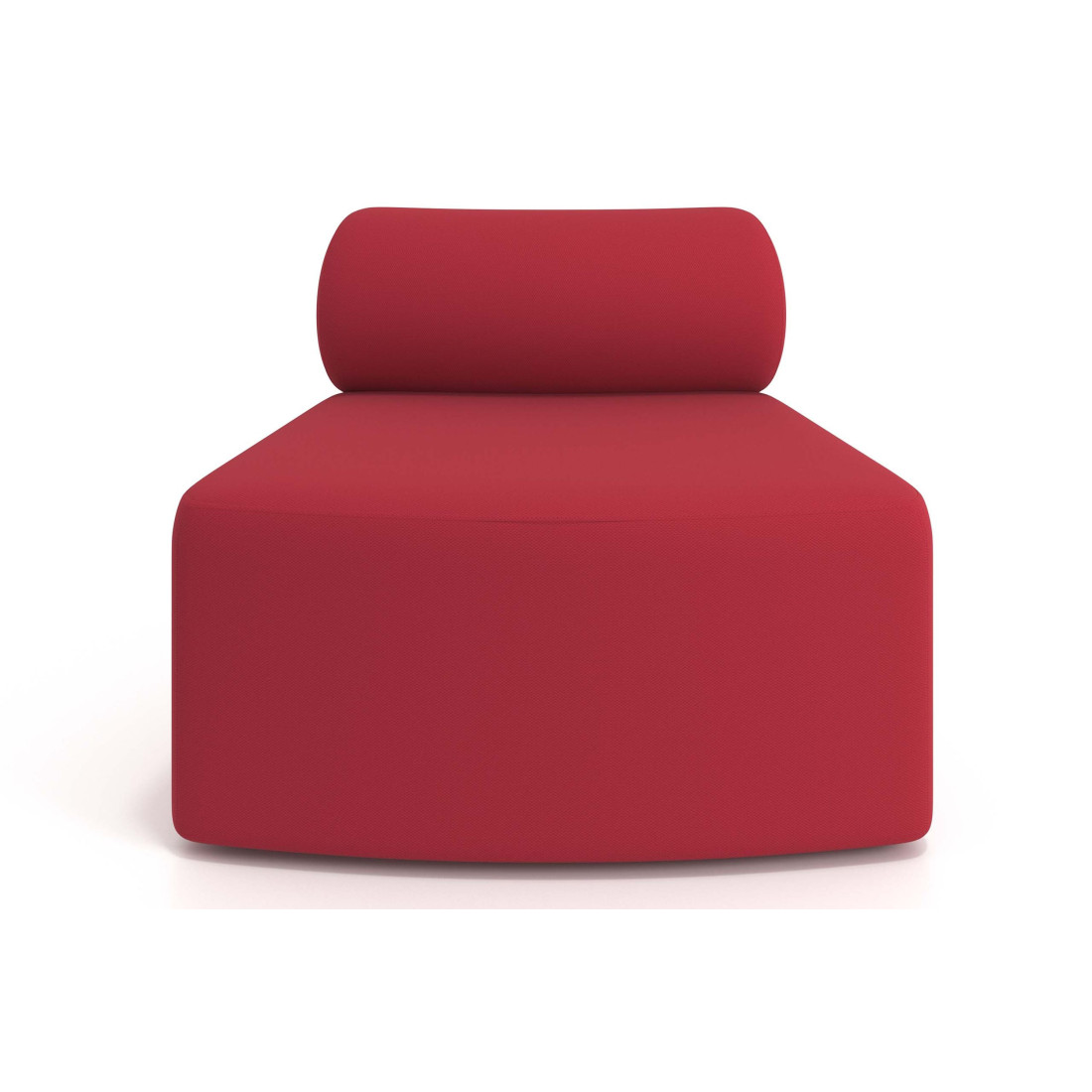 sofa para oficina rojo 3
