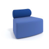 Sofa de oficina Oasis módulo convexo - AZUL