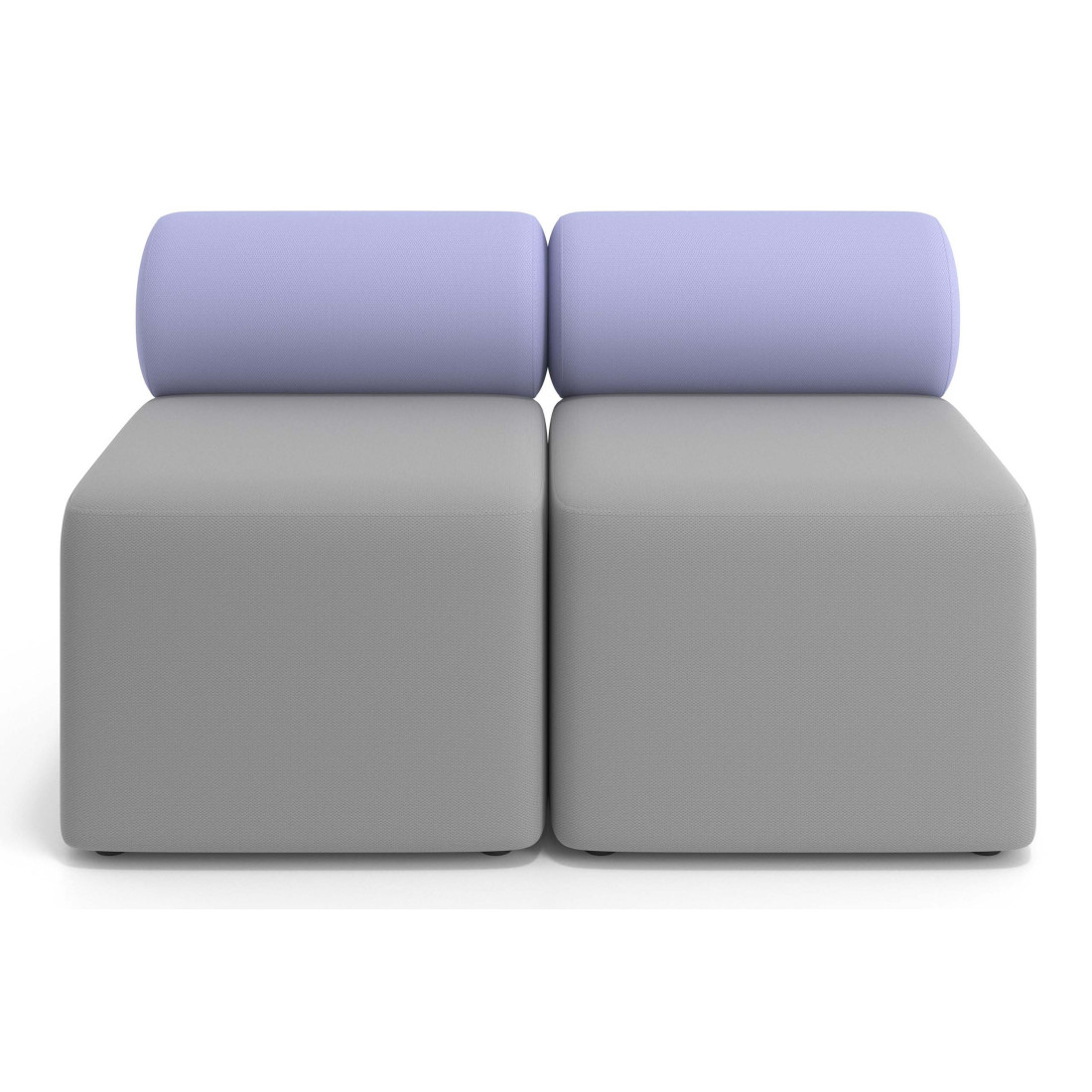 sofa para oficina gris lavanda 3