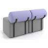 sofa para oficina gris lavanda 4