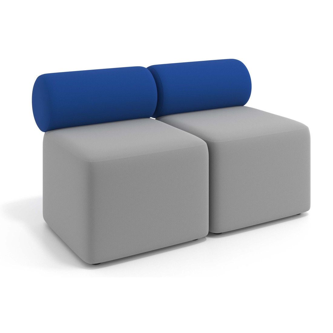 sofa para oficina gris azul 1